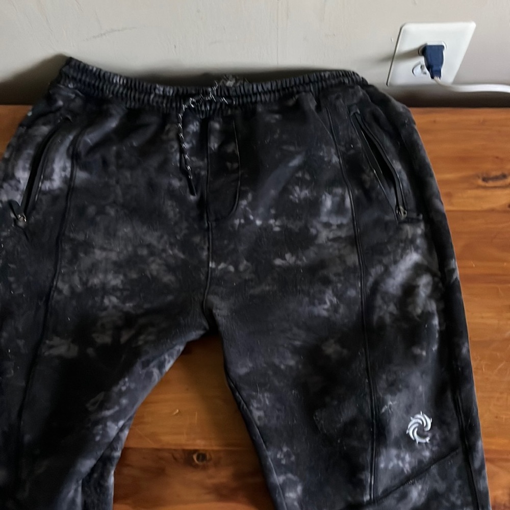 Black fleece pants. Perfect for lounging around the house. Never worn